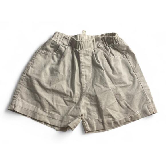 Minimalist White Cotton Shorts SHEIN Kids 120 (5–6 Years) - Picture 2 of 6